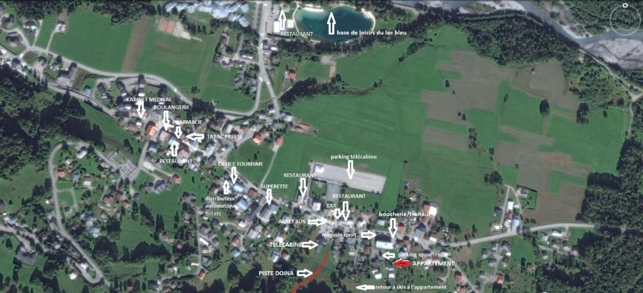 appt 2/4 pers classé 3* proche télécab. Gd Massif Morillon Exterior foto