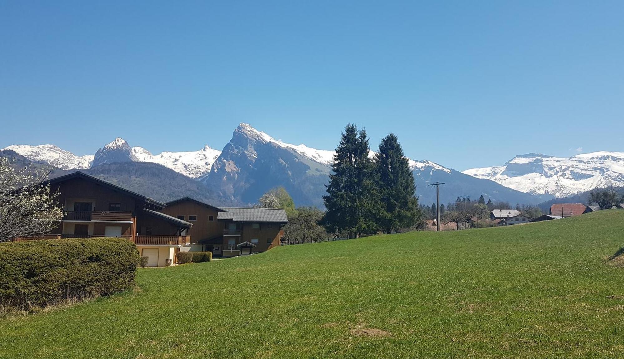 appt 2/4 pers classé 3* proche télécab. Gd Massif Morillon Exterior foto